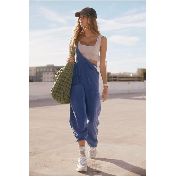 Free People Movement Hot Shot Onesie | Size S | Supernova (Blue) - Picture 2 of 4